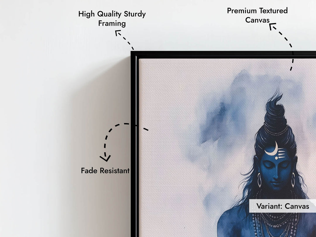 Lord Shiva Meditating - Vastu Painting