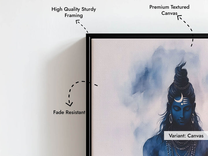 Lord Shiva Meditating - Vastu Painting