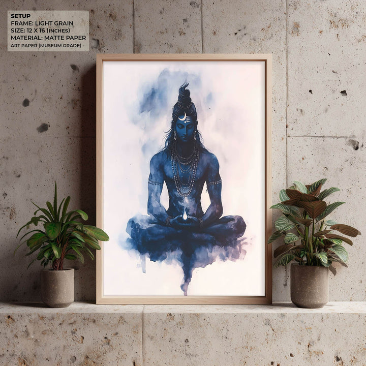 Lord Shiva Meditating - Vastu Painting