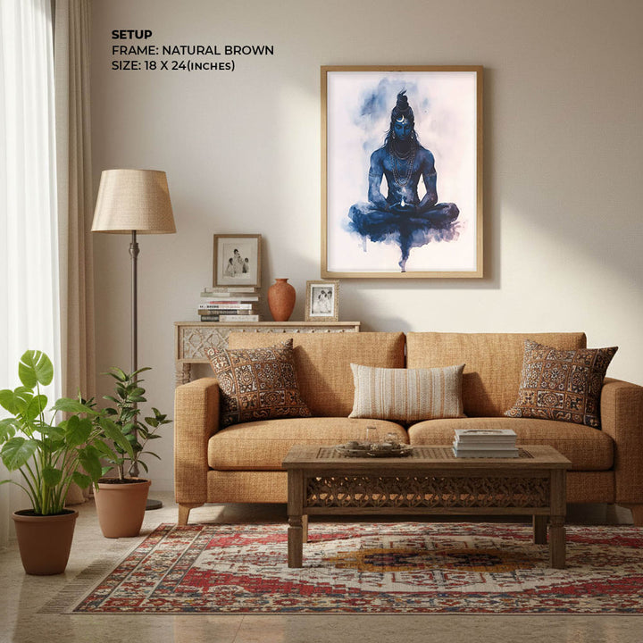 Lord Shiva Meditating - Vastu Painting