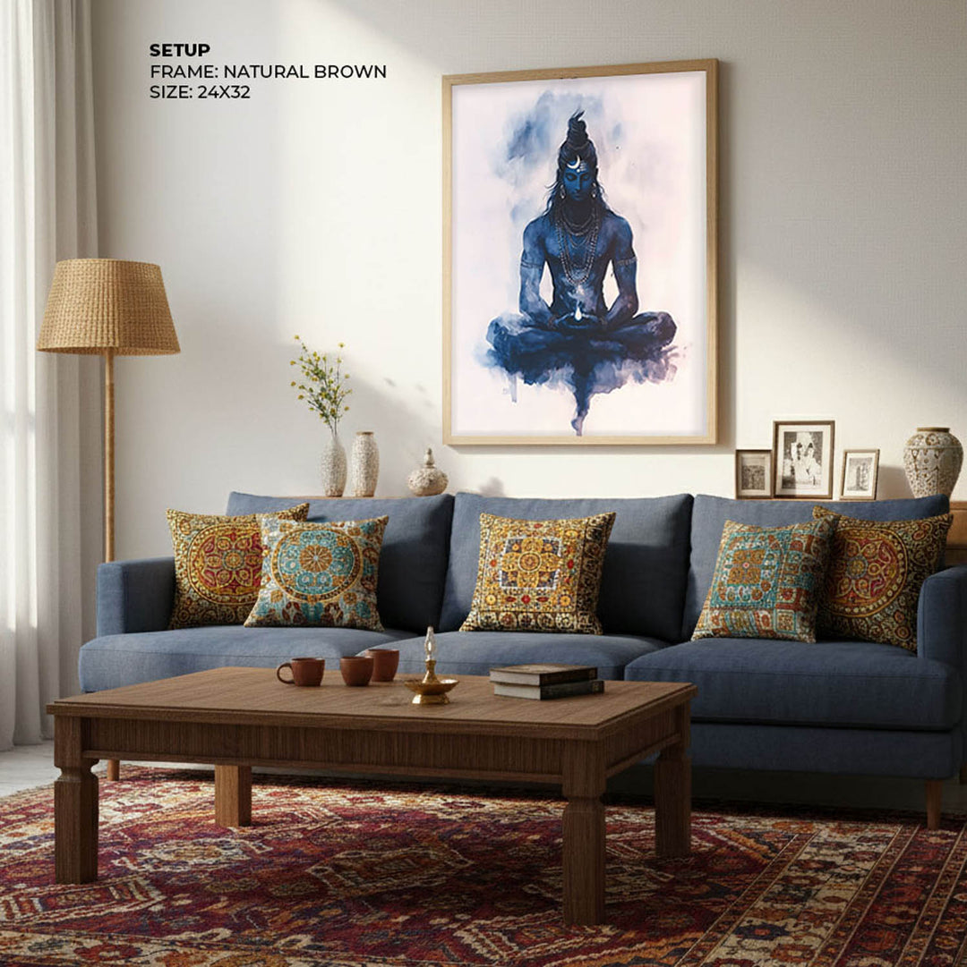 Lord Shiva Meditating - Vastu Painting