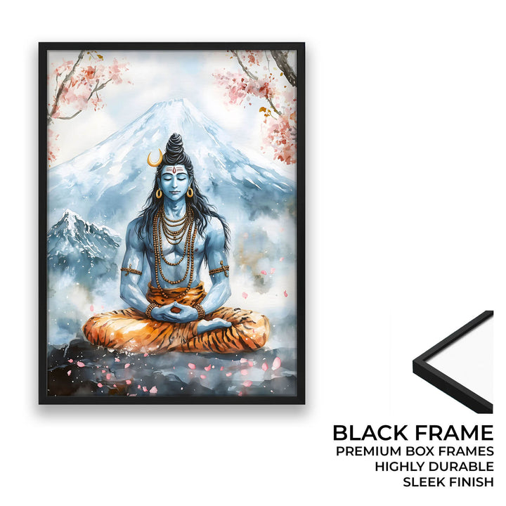 Lord Shiva in Dhyaan - Vastu Painting