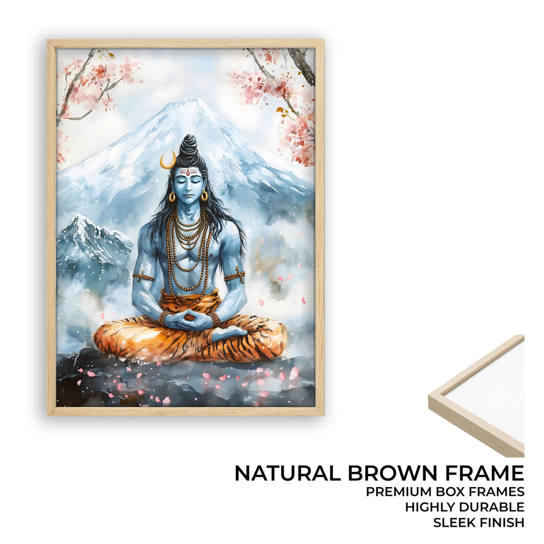 Lord Shiva in Dhyaan - Vastu Painting