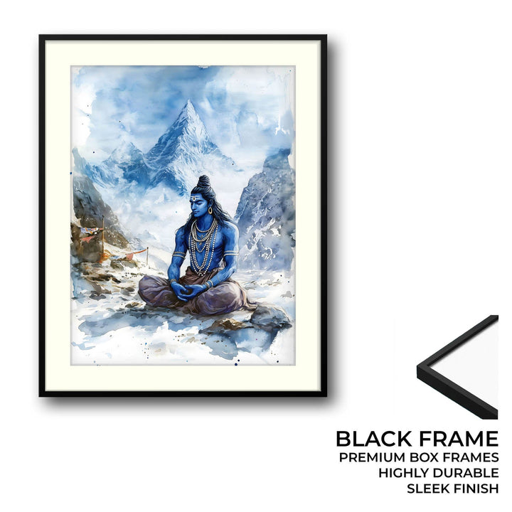 Lord Shiva in Himalaya - Vastu Painting