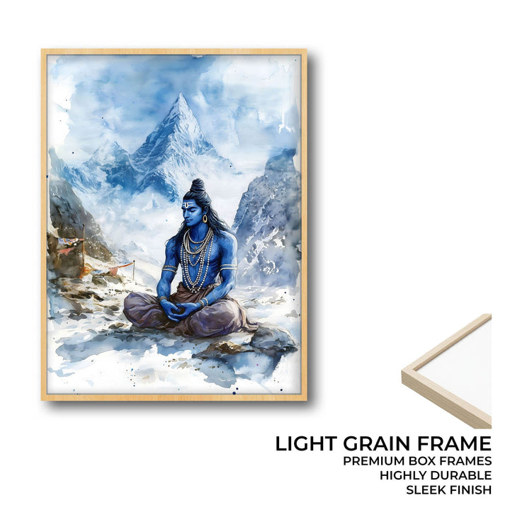 Lord Shiva in Himalaya - Vastu Painting