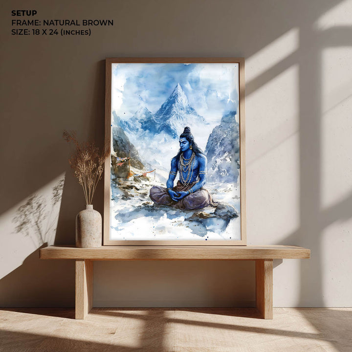 Lord Shiva in Himalaya - Vastu Painting