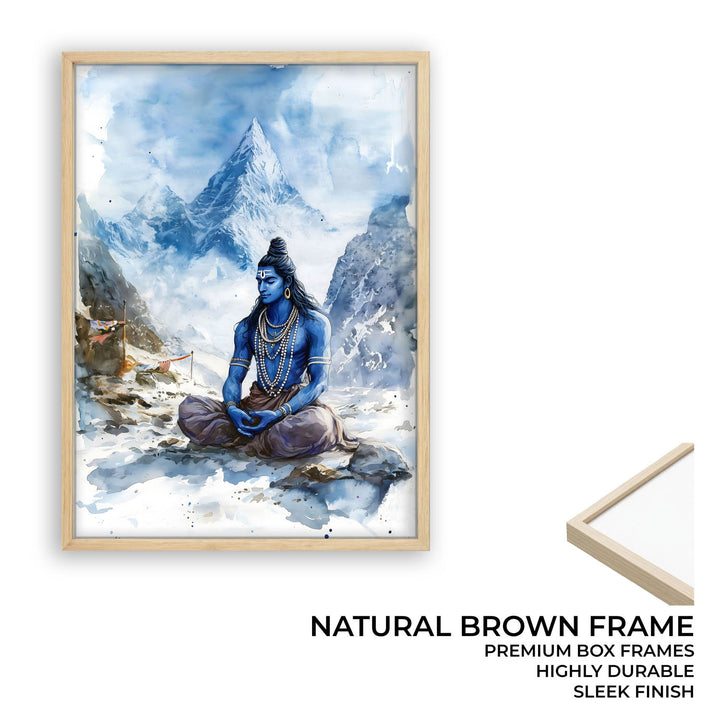 Lord Shiva in Himalaya - Vastu Painting