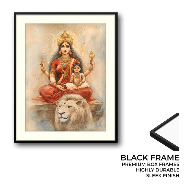 Maa Durga - Vastu Painting