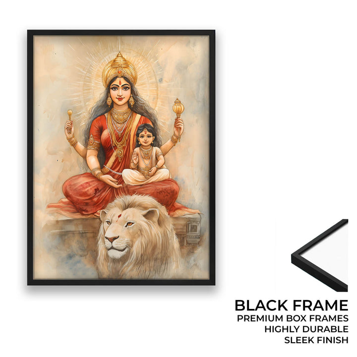 Maa Durga - Vastu Painting