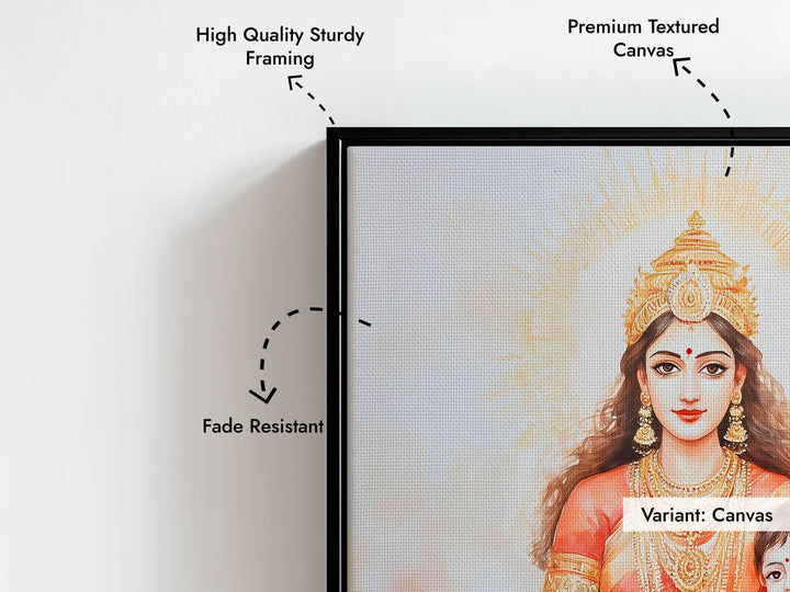 Maa Durga on Lion - Vastu Painting