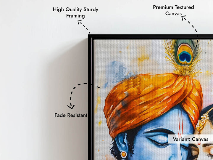 Radha & Krishna - God Painting
