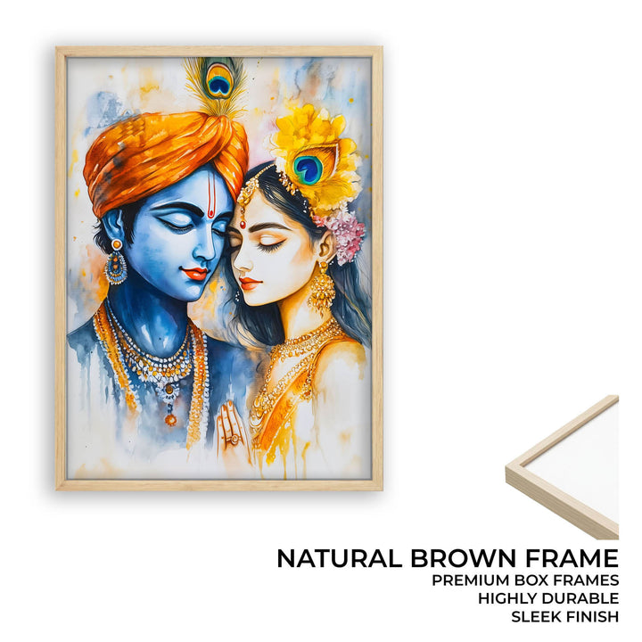 Radha & Krishna - God Painting