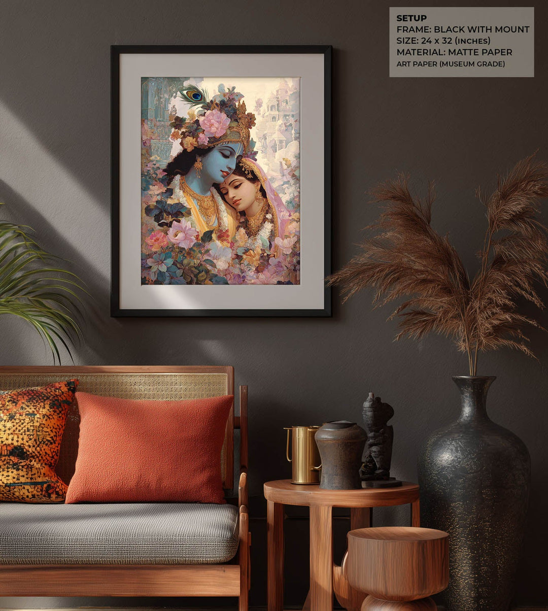 Radha Krishna Painting – Vastu Wall Art for Home