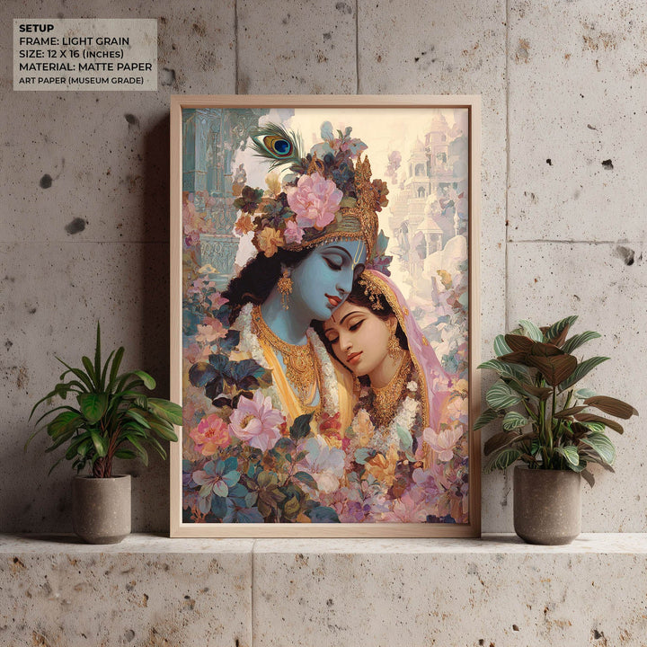 Radha Krishna Painting – Vastu Wall Art for Home