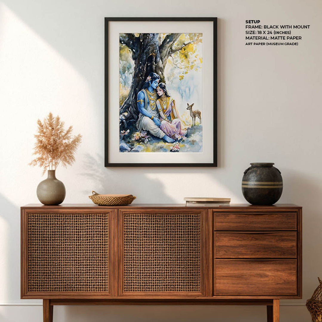 Ram Sita in Forest - Vastu Painting