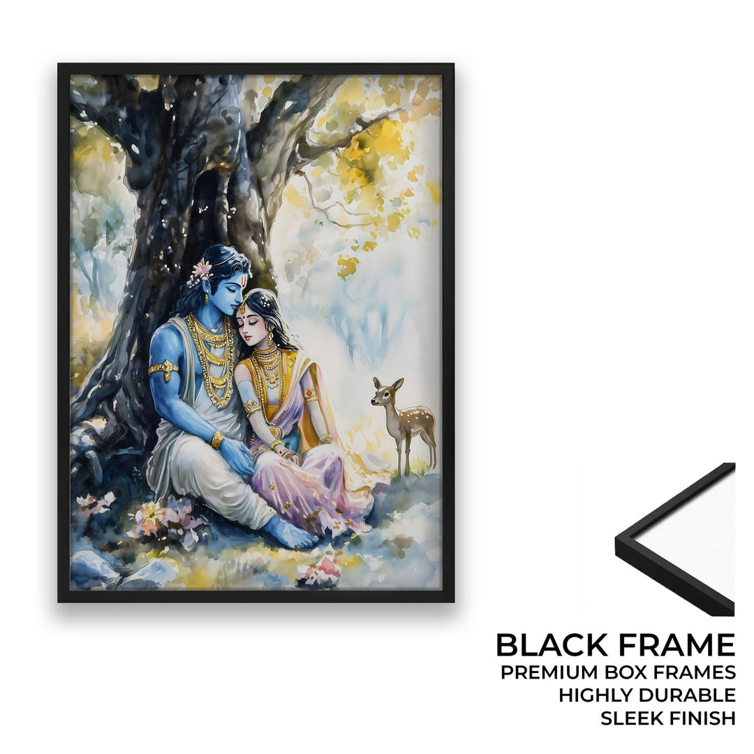 Ram Sita in Forest - Vastu Painting