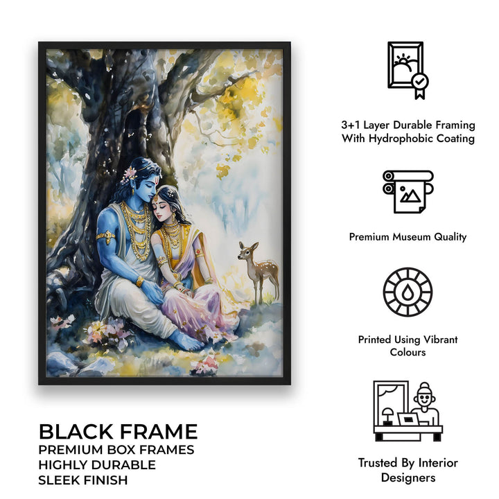 Ram Sita in Forest - Vastu Painting