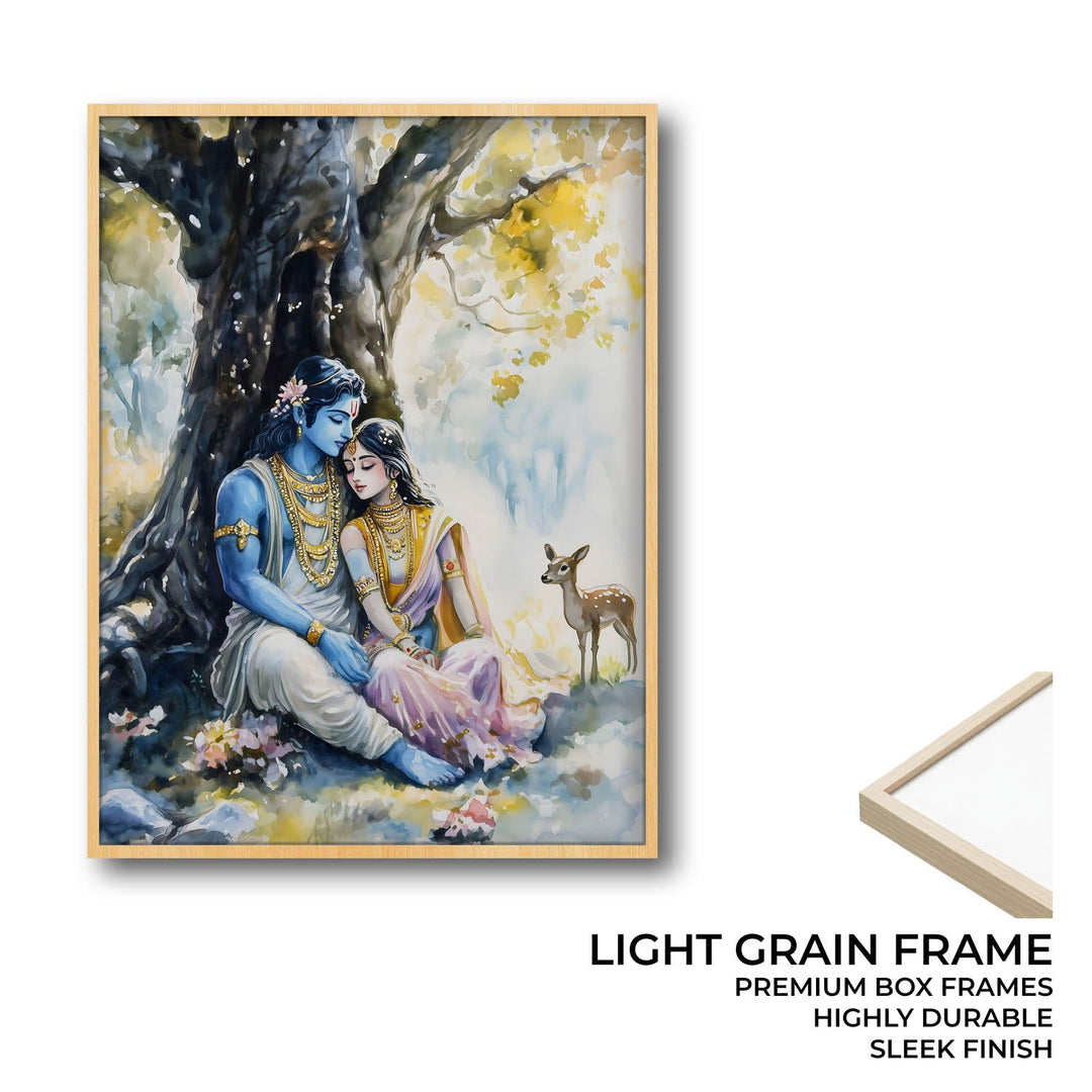 Ram Sita in Forest - Vastu Painting