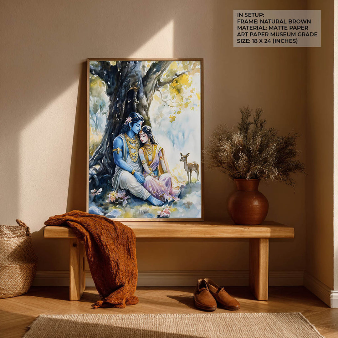 Ram Sita in Forest - Vastu Painting