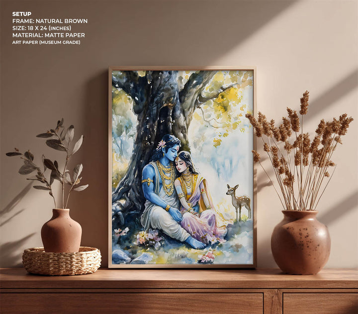 Ram Sita in Forest - Vastu Painting