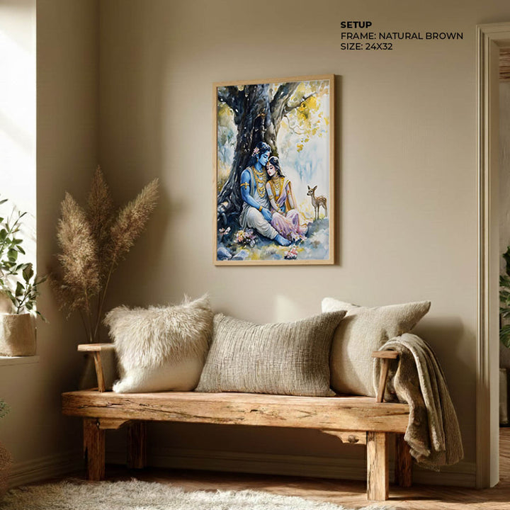 Ram Sita in Forest - Vastu Painting