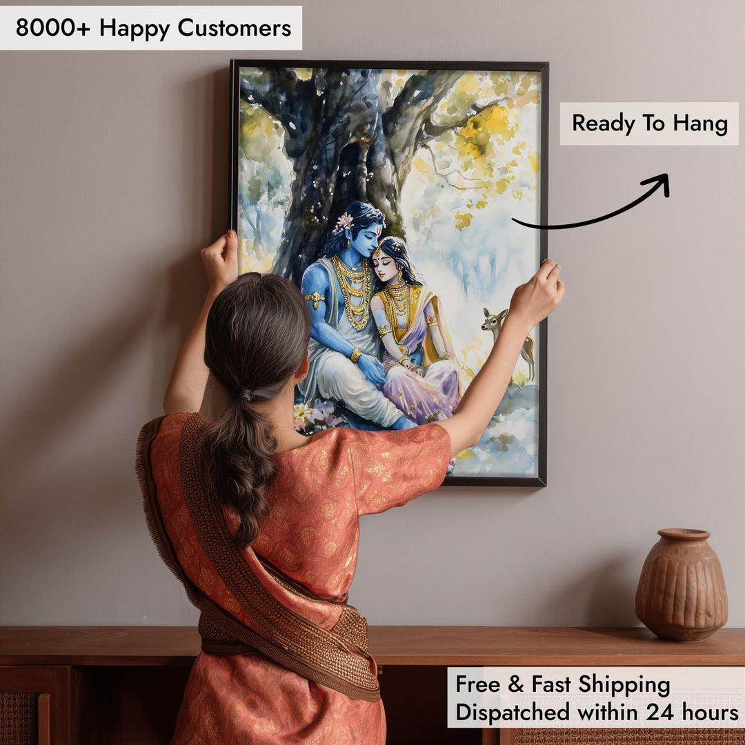 Ram Sita in Forest - Vastu Painting