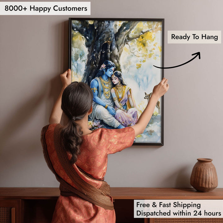 Ram Sita in Forest - Vastu Painting