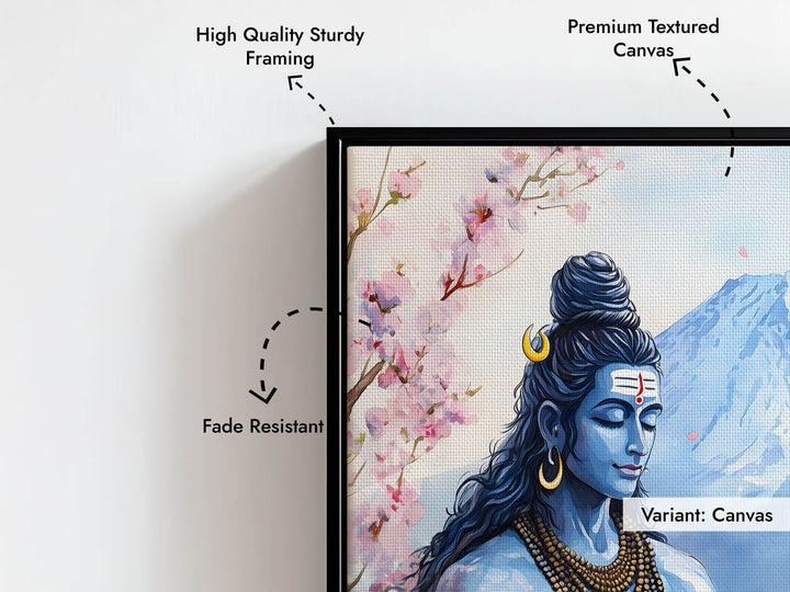 Shiv Ji in Himalaya - Vastu Painting