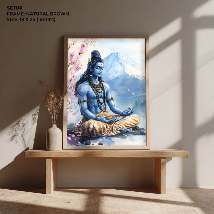 Shiv Ji in Himalaya - Vastu Painting