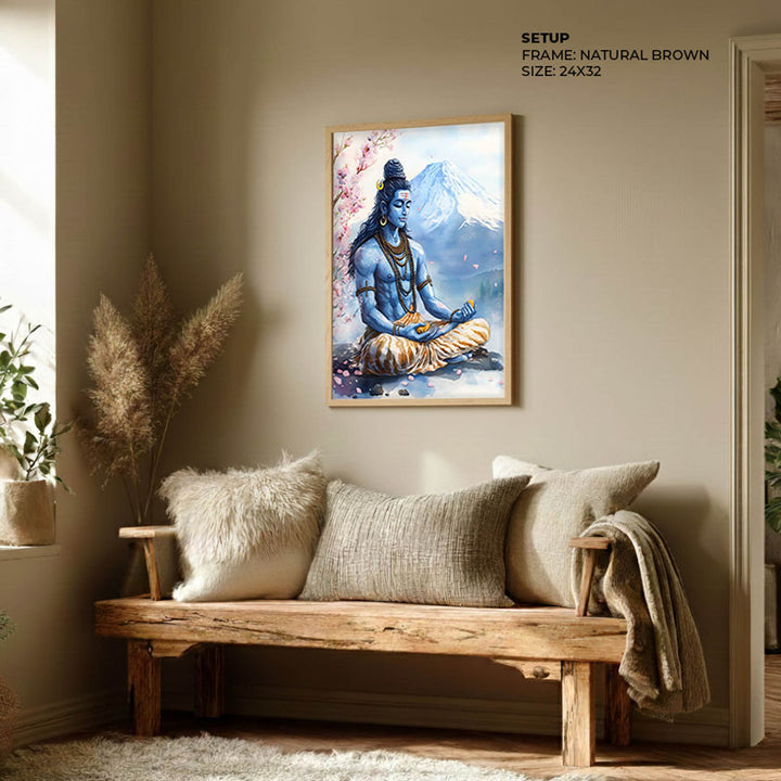 Shiv Ji in Himalaya - Vastu Painting