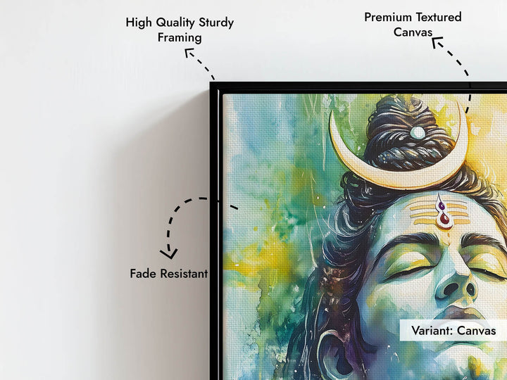 Shiv Meditating - Vastu Painting