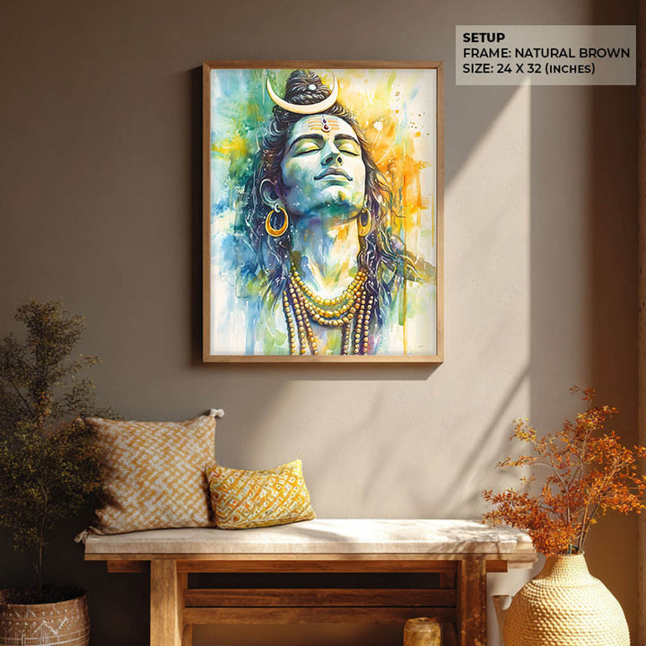 Shiv Meditating - Vastu Painting