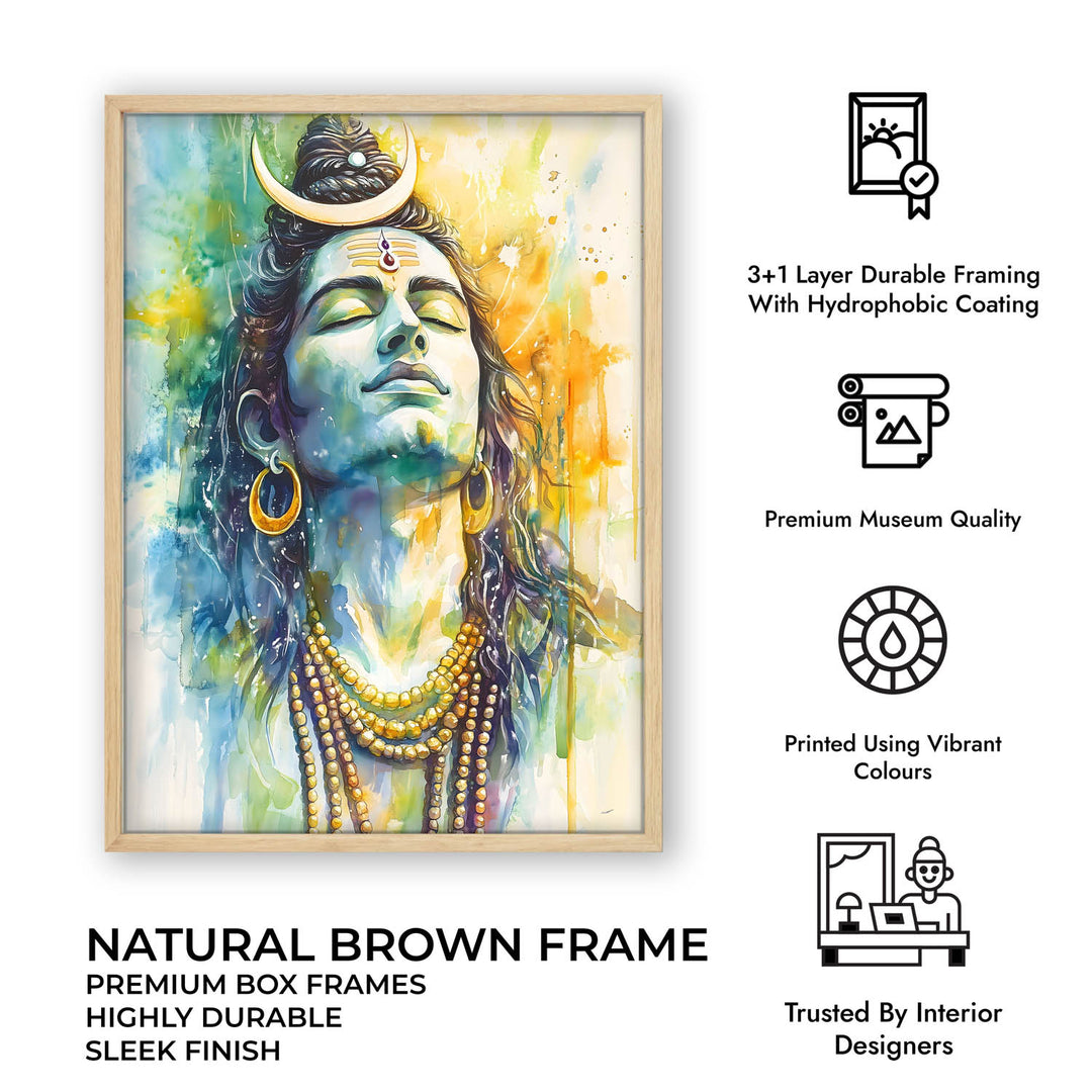 Shiv Meditating - Vastu Painting