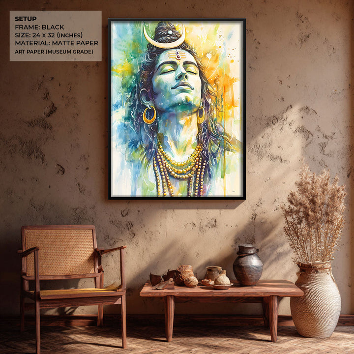 Shiv Meditating - Vastu Painting