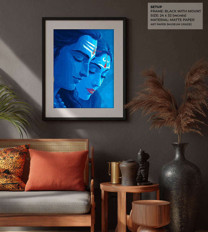 Shiva Parvati – Vastu Painting