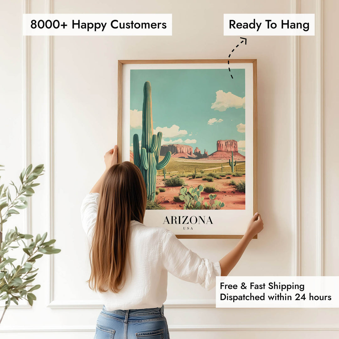 Deserts of Arizona - Cities Paintings