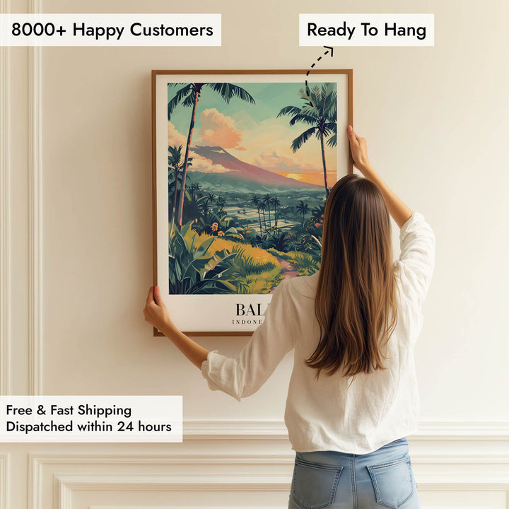 Sunset in Bali - Cities Paintings