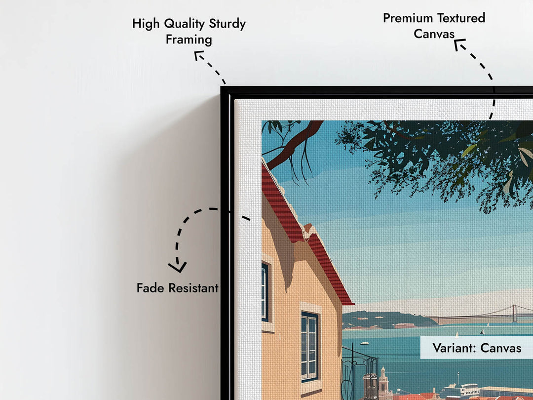 Bay View Lisbon - Cities Paintings