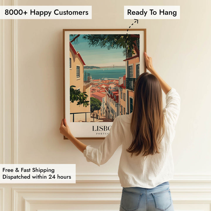 Bay View Lisbon - Cities Paintings