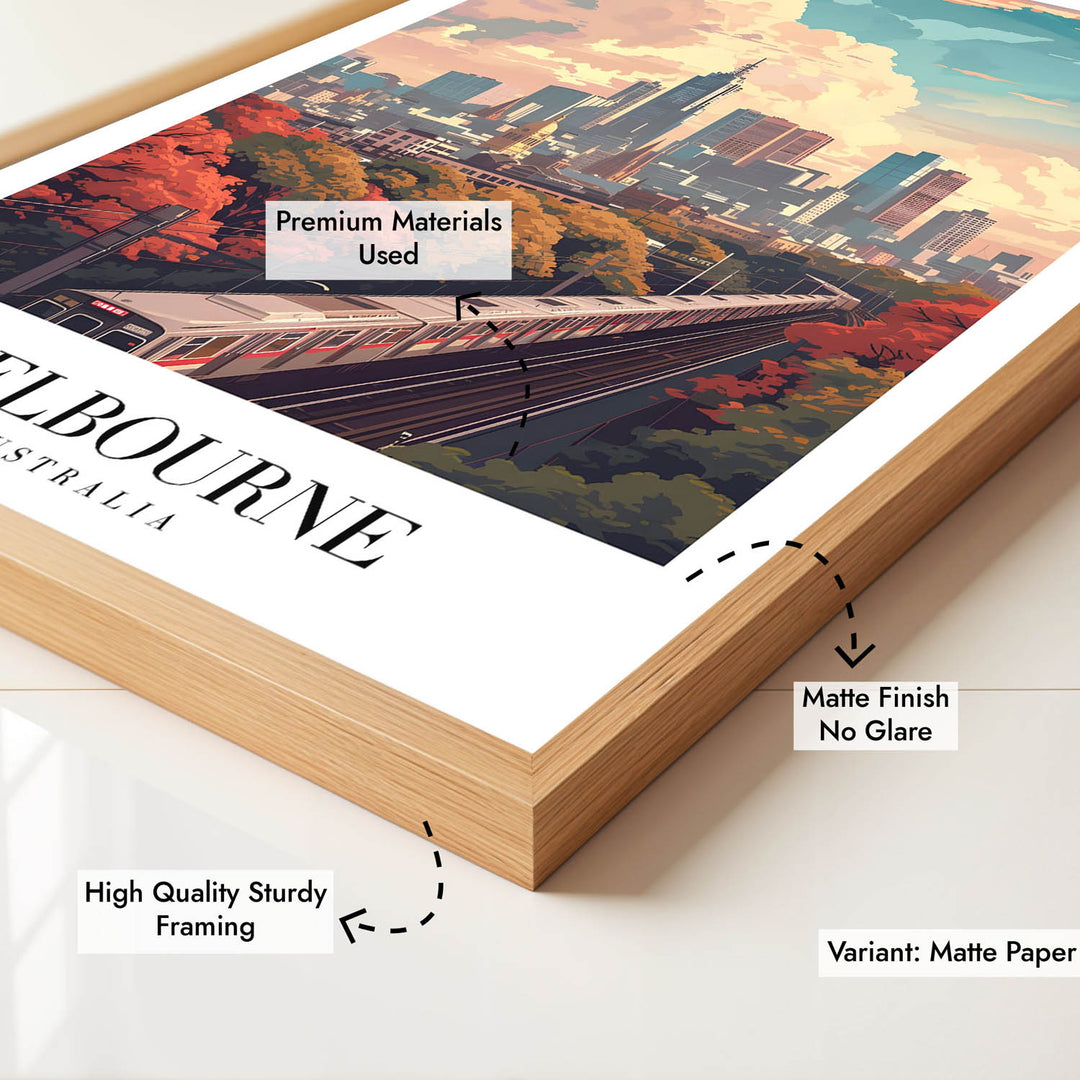Melbourne - Cities Paintings