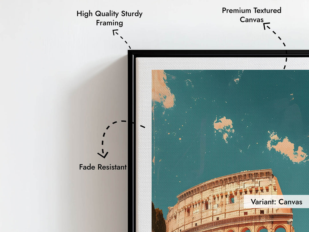 Colosseum | Rome - Vintage Cities Paintings