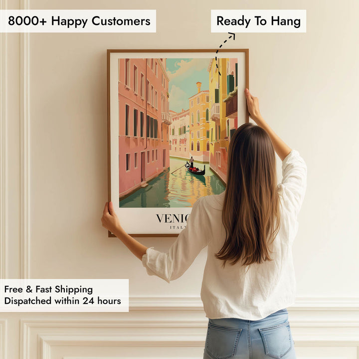Gondola in Venice - Cities Paintings