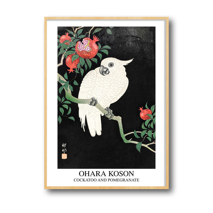 cockatoo-and-pomegranate-ohara-koson