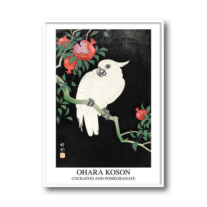 cockatoo-and-pomegranate-ohara-koson