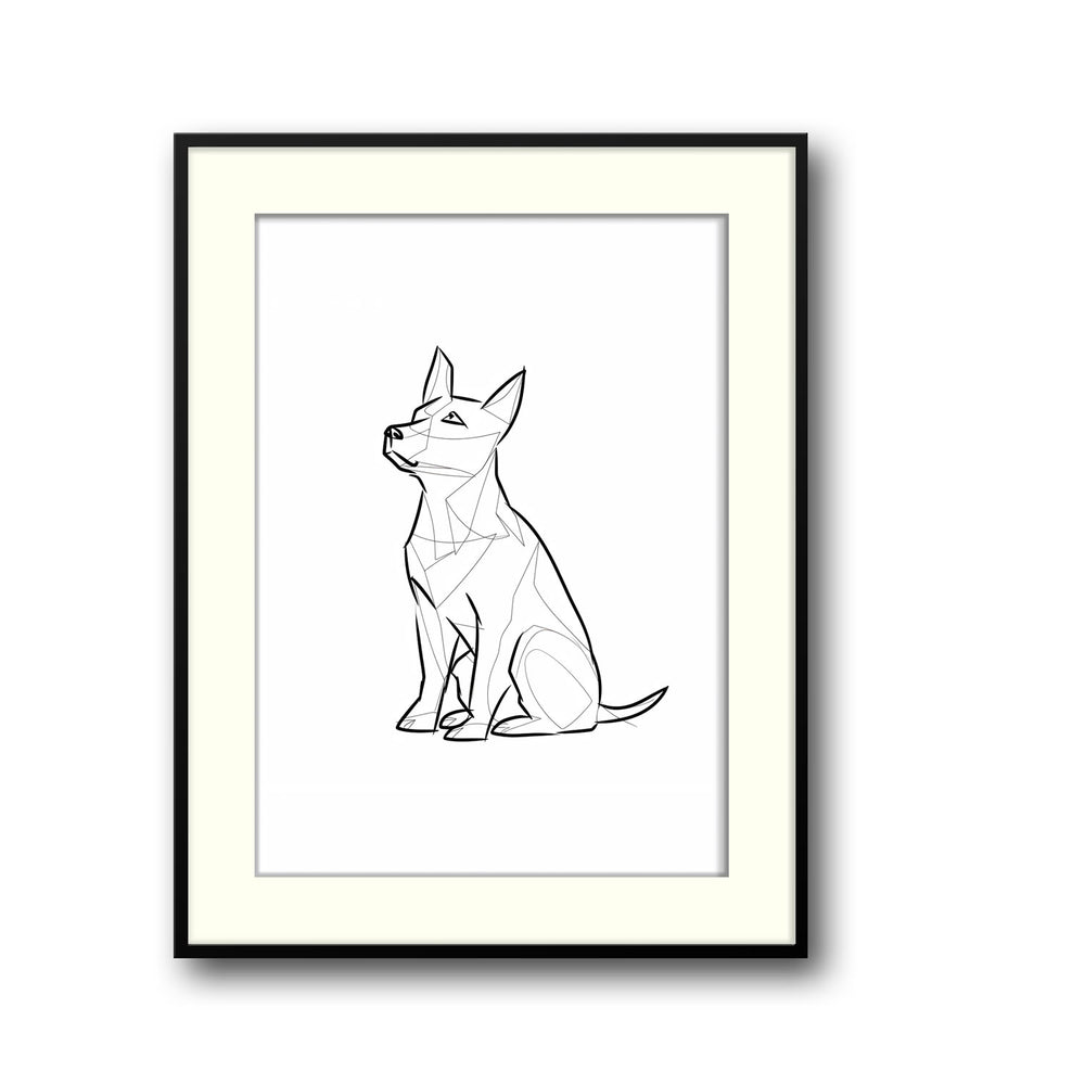 geometric-dog