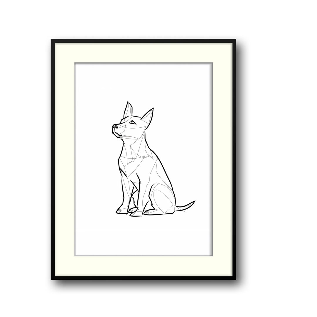 geometric-dog