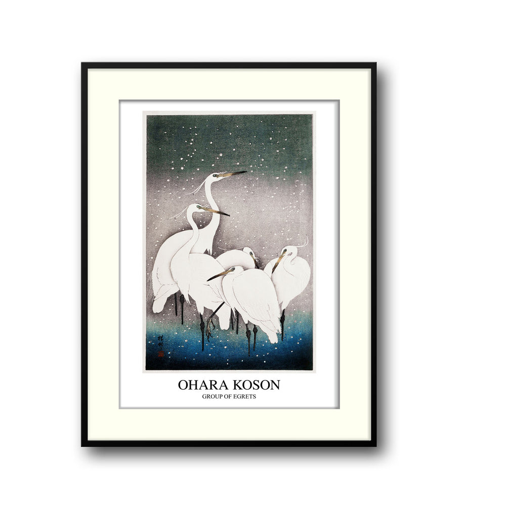 group-of-egrets-ohara-koson