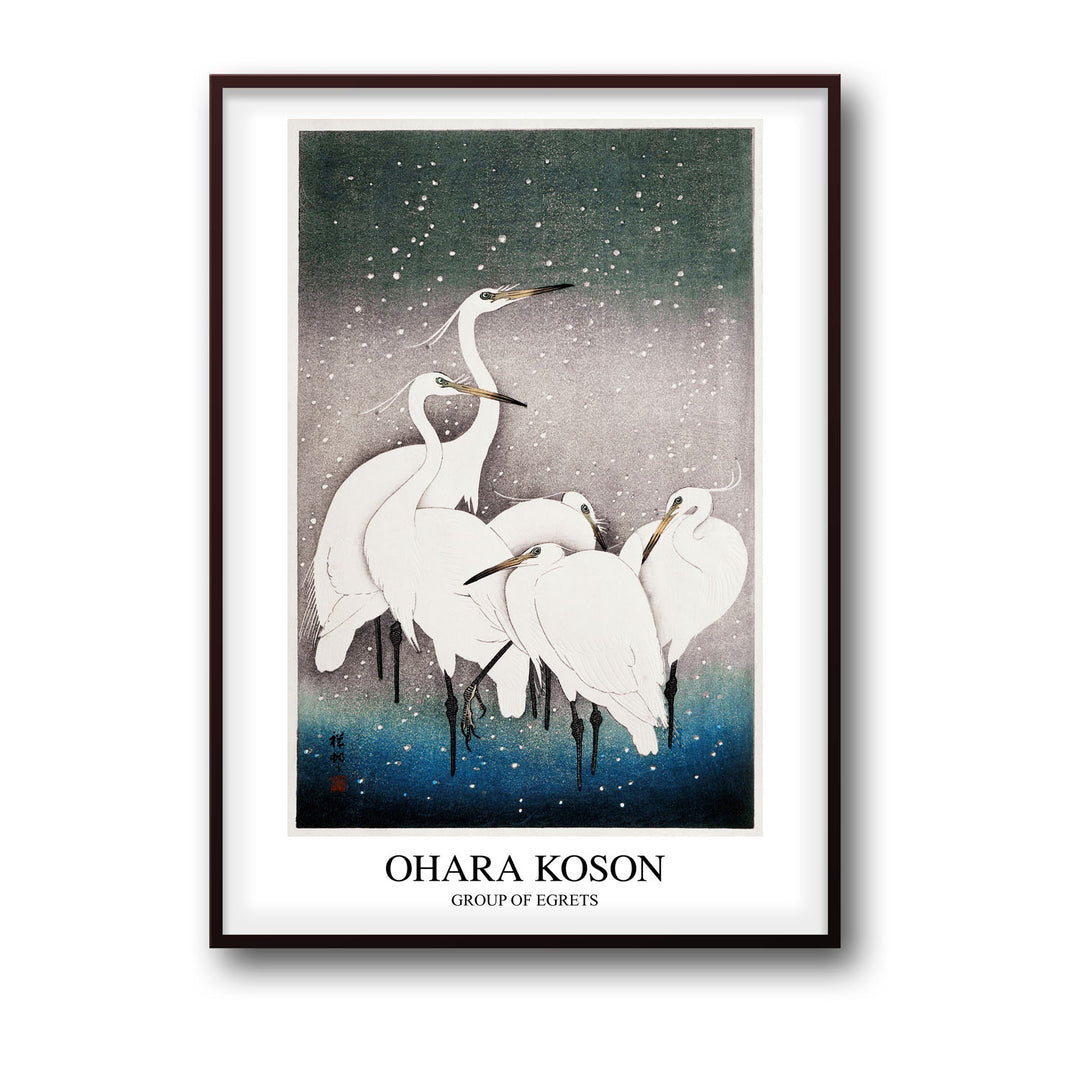 group-of-egrets-ohara-koson