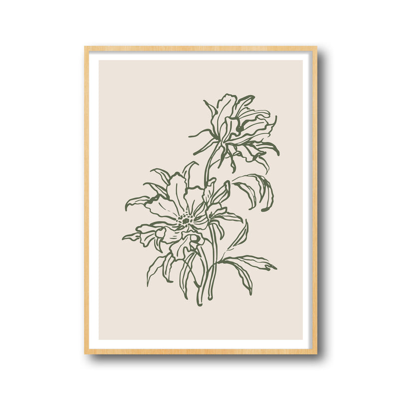 tranquil-petals-c  Elegant framed art print in a beautiful frame