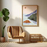 On wall